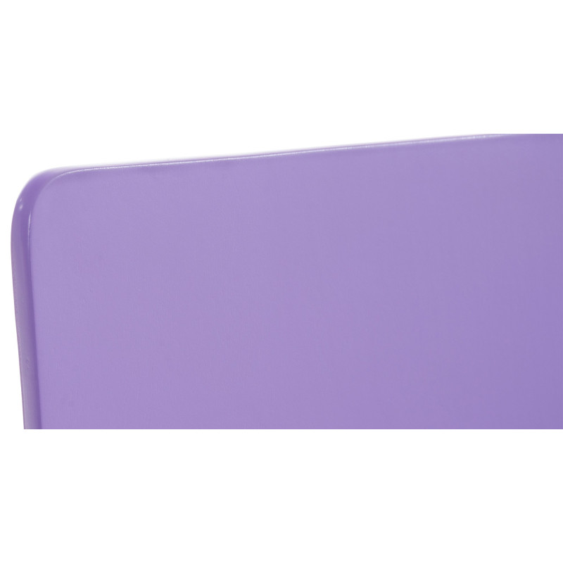 Ensemble de 4 chaises visiteurs Pepe | violet