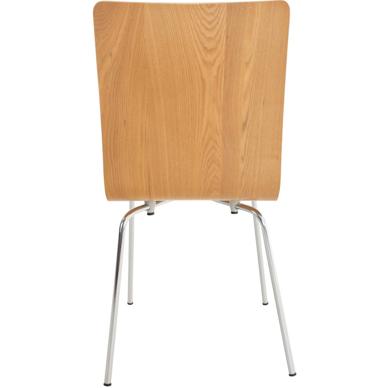 Lot de 2 chaises visiteurs Pepe | chêne