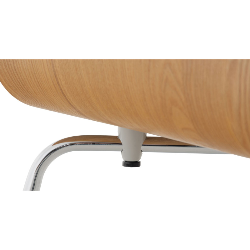 Lot de 2 chaises visiteurs Pepe | chêne