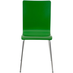 Ensemble de 4 chaises visiteurs Pepe | vert