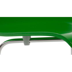 Ensemble de 4 chaises visiteurs Pepe | vert