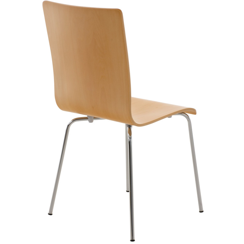 Ensemble de 4 chaises visiteurs Pepe | nature