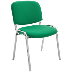 Chaise visiteur en tissu Ken C | vert