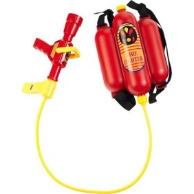 Lance a incendie pour enfant - KLEIN - 8932 - Réservoir dorsal 2L - Jet d'eau