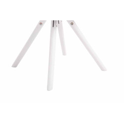 Chaise visiteur Toulouse tissu ronde blanche | gris foncé