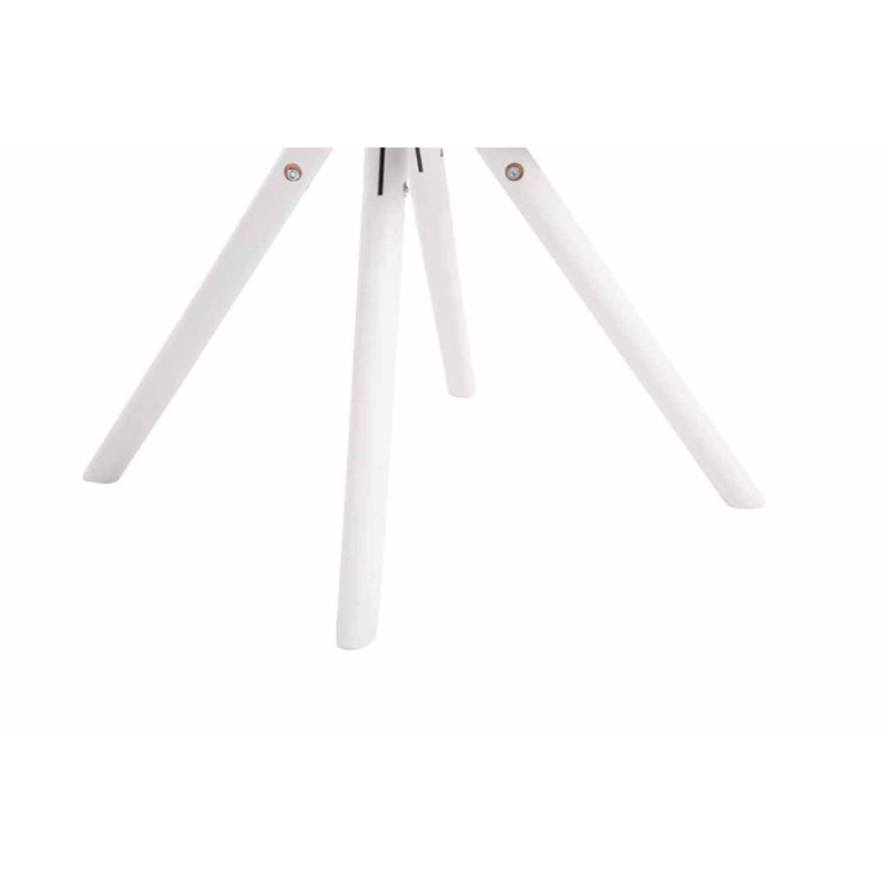Chaise visiteur Toulouse tissu ronde blanche | gris foncé