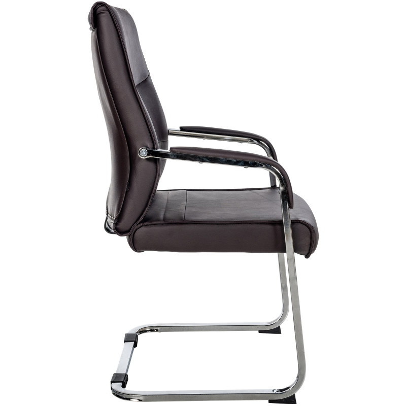 Chaise visiteur Hobart | brun