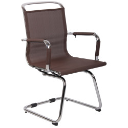 Chaise visiteur Barnet Mesh | brun