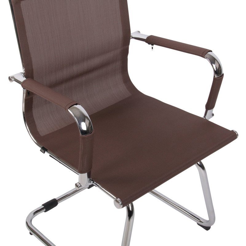 Chaise visiteur Barnet Mesh | brun