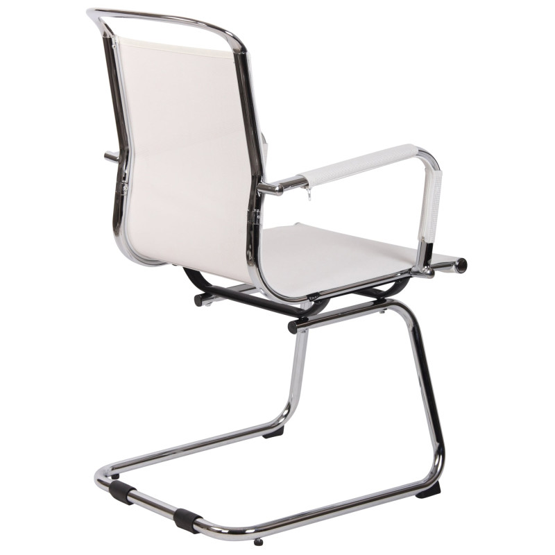 Chaise visiteur Barnet Mesh | blanc