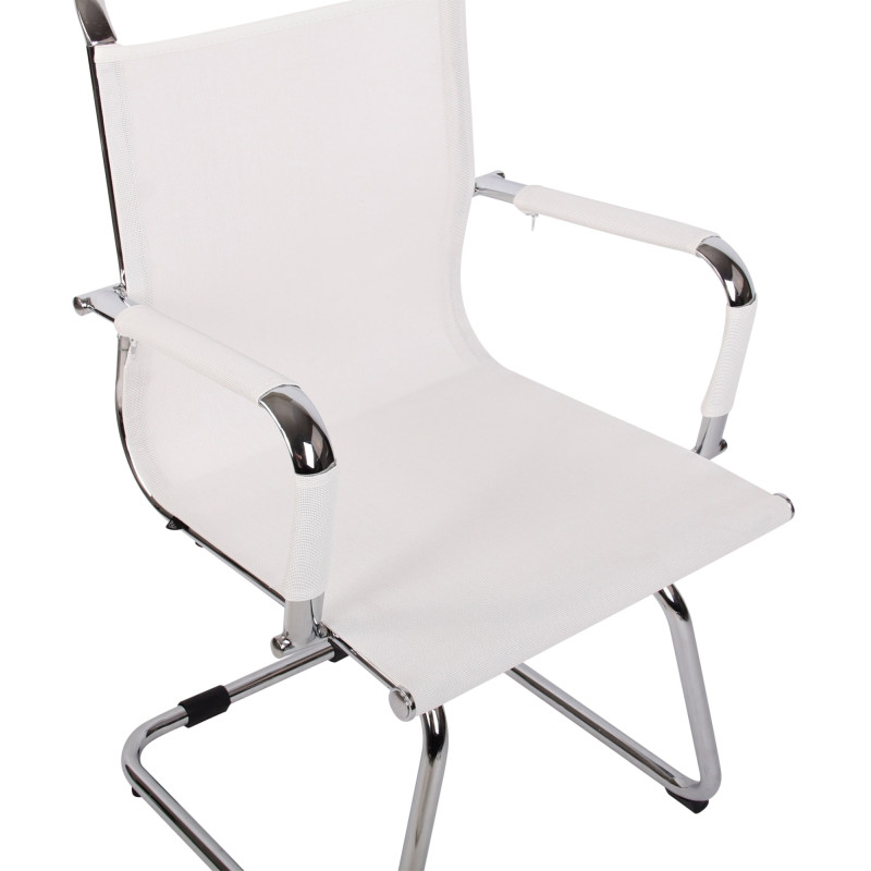 Chaise visiteur Barnet Mesh | blanc