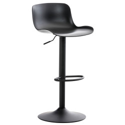 Ensemble de 4 tabourets de bar Almada noir