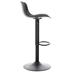 Lot de 4 tabourets de bar Almada noir