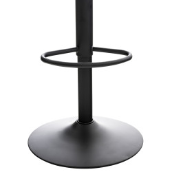 Ensemble de 4 tabourets de bar Almada noir