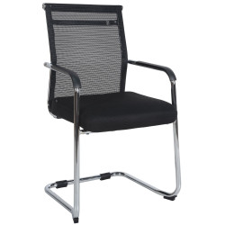 Chaise visiteur Denny | chrome