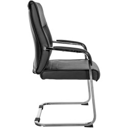 Ensemble de 2 chaises visiteurs Hobart | noir