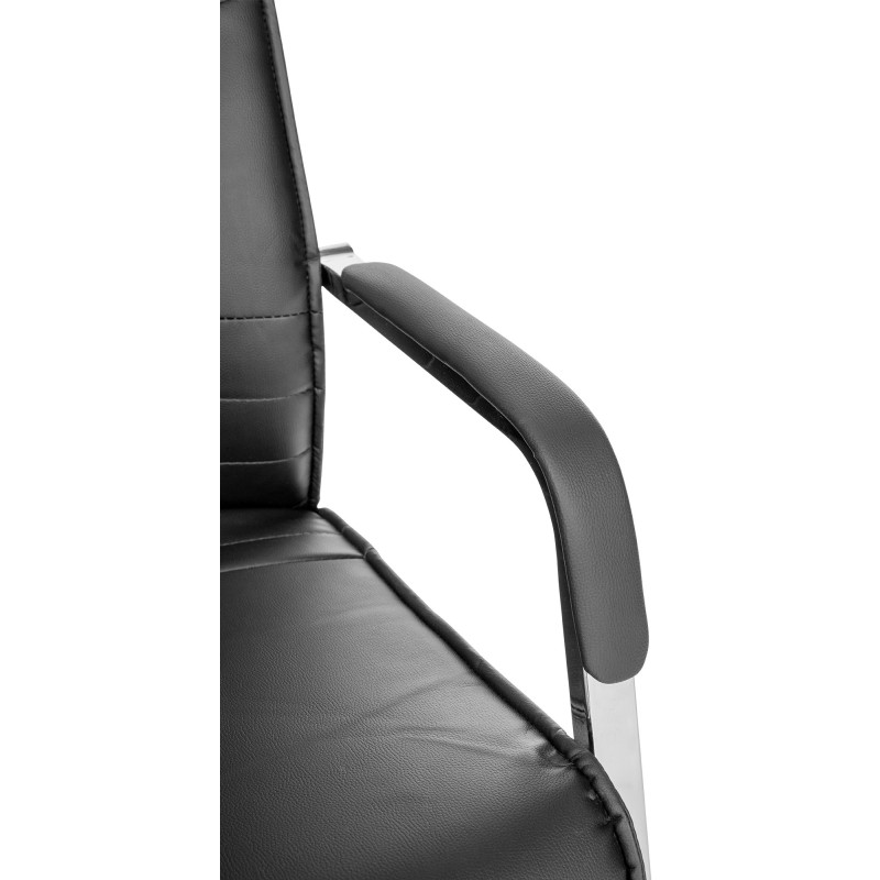 Ensemble de 2 chaises visiteurs Hobart | noir