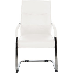 Ensemble de 2 chaises visiteurs Hobart | blanc