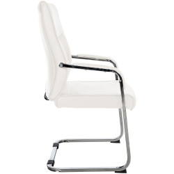 Ensemble de 2 chaises visiteurs Hobart | blanc