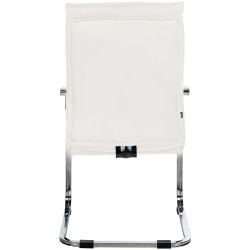 Ensemble de 2 chaises visiteurs Hobart | blanc
