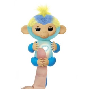 FINGERLINGS - LEO - Petit singe interactif - LANSAY - Animal a fonction - 70 sons et réactions