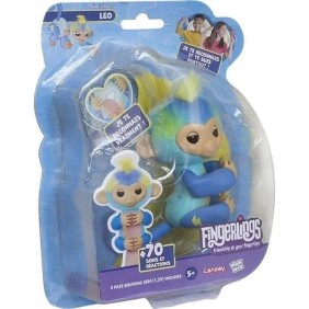 FINGERLINGS - LEO - Petit singe interactif - LANSAY - Animal a fonction - 70 sons et réactions