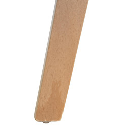 Chaise visiteur Kingston | naturel/blanc