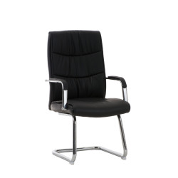 Chaise visiteur Caro | noir
