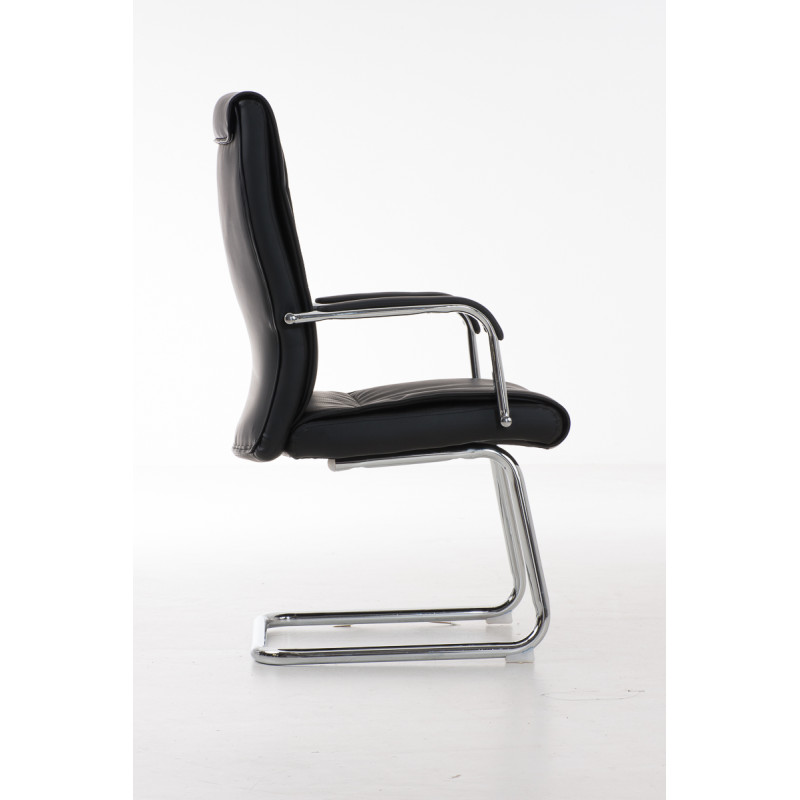 Chaise visiteur Caro | noir