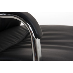 Chaise visiteur Caro | noir
