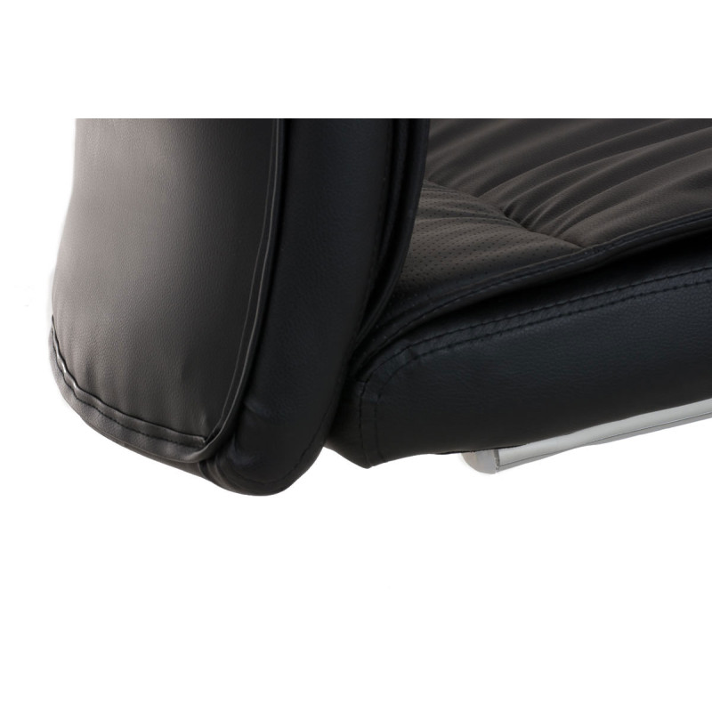 Chaise visiteur Caro | noir