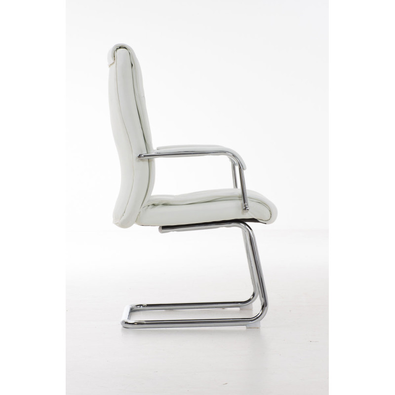 Chaise visiteur Caro | blanc