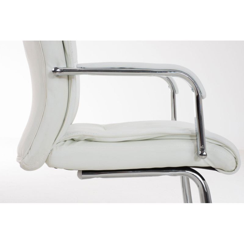 Chaise visiteur Caro | blanc