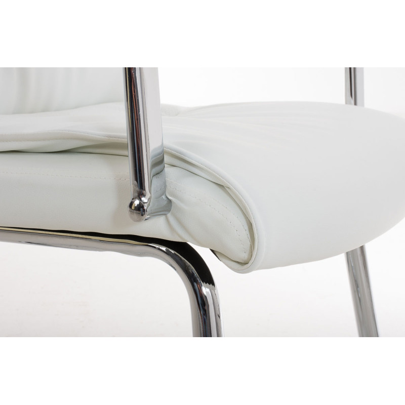 Chaise visiteur Caro | blanc