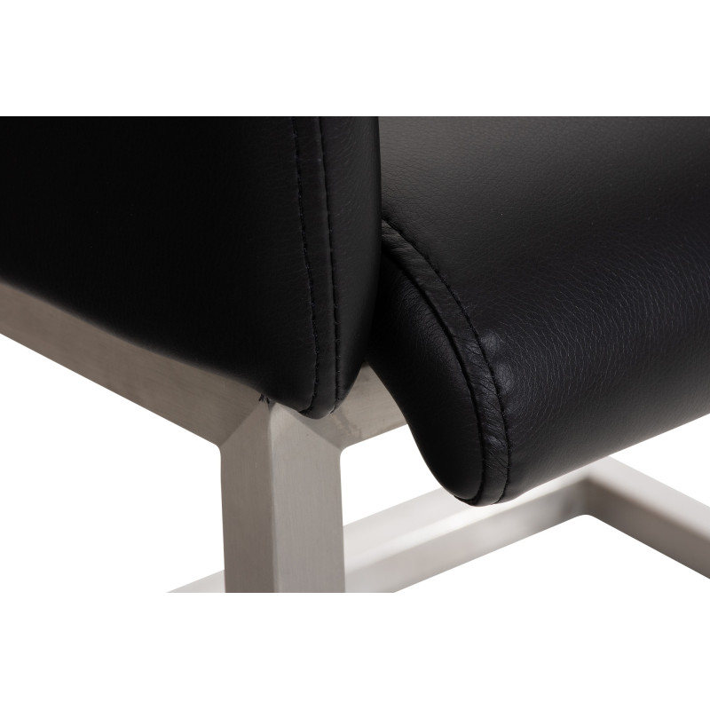 Chaise visiteur Magnus | noir