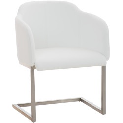 Chaise visiteur Magnus | blanc