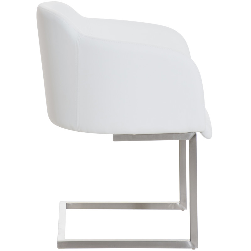 Chaise visiteur Magnus | blanc