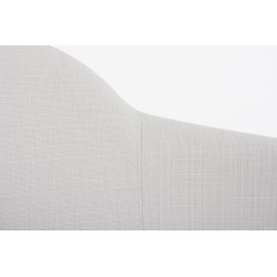 Chaise visiteur Magnus en tissu | blanc