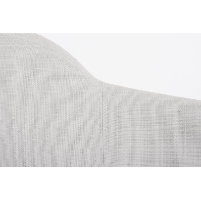 Chaise visiteur Magnus en tissu | blanc