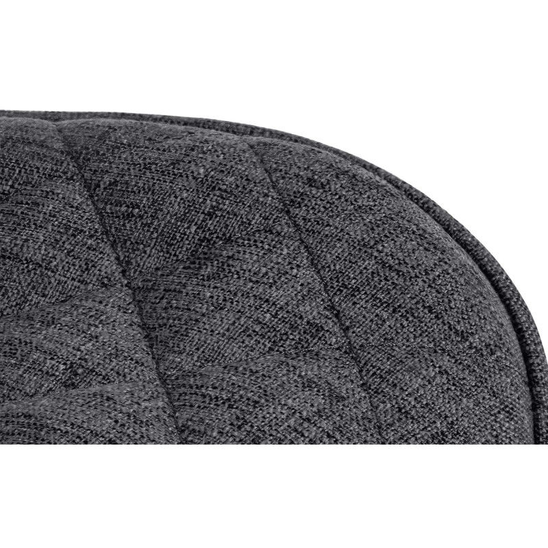 Set de 2 Taburetes de bar Minosa Negro,Tela