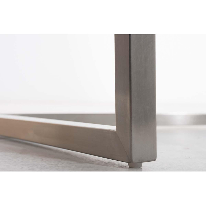 Chaise visiteur Magnus en tissu | blanc