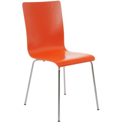 Chaise visiteur Pepe | orange