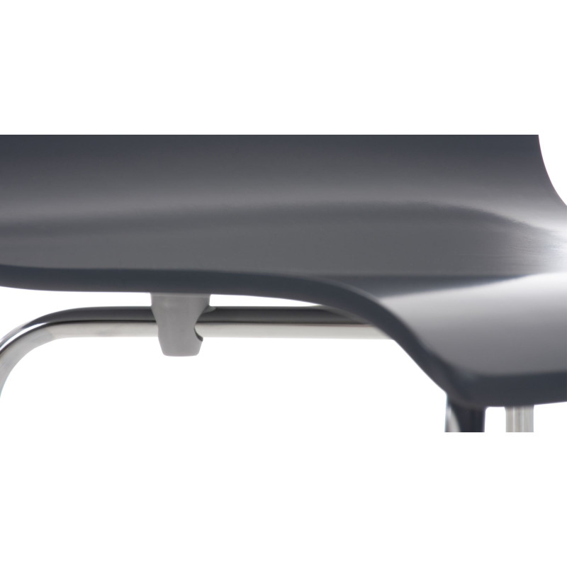 Chaise visiteur Pepe | gris