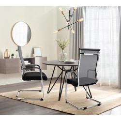 Chaise visiteur Brenda | gris