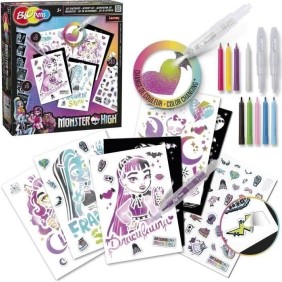 Jeu de coloriage - LANSAY - 23692 - Blopens Set D'Activités Monster High