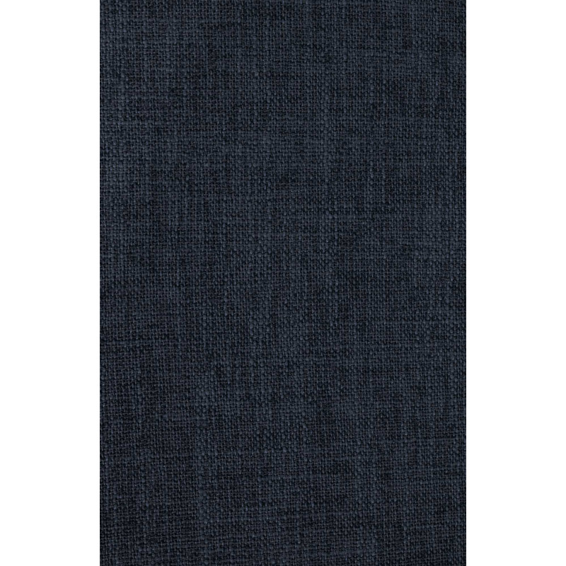 Chaise visiteur en tissu Kingston | naturel/bleu