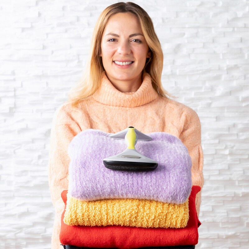 Brosse Anti-peluche avec Accessoires 4 en 1 InnovaGoods Gris (Reconditionné A)