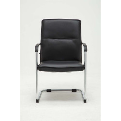 Lot de 2 chaises visiteurs Seattle | noir