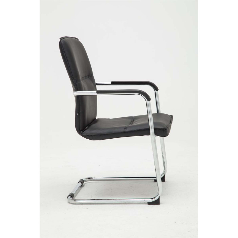 Lot de 2 chaises visiteurs Seattle | noir