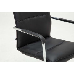 Lot de 2 chaises visiteurs Seattle | noir